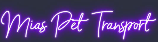 Mias Pet Transport | LED Neon Sign