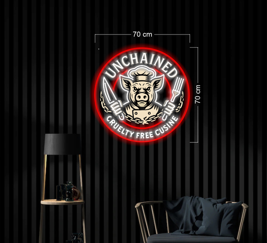 UNCHAINED | LED Neon Sign