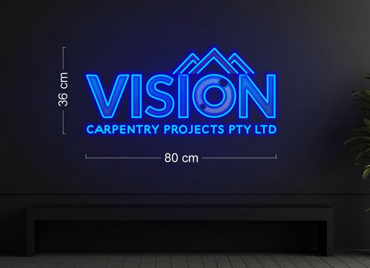Vision carpentry projects PTY LTD (2 signs) | LED Neon Sign