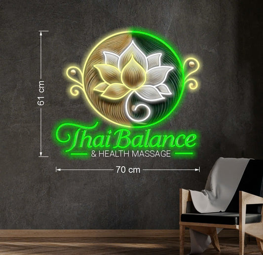 Thai Balance & Health Massage | LED Neon Sign