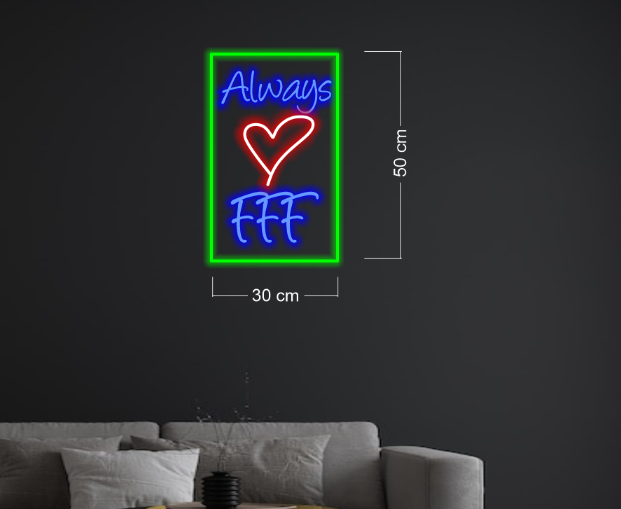 Enseigne au néon LED personnalisée pour entreprise 