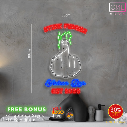 STINK FINGER | LED Neon Sign