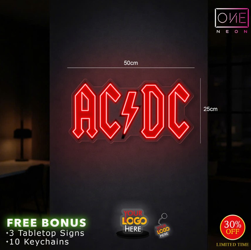 ACDC & YAMAHA | LED Neon Sign (2 signs)