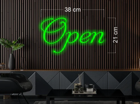 Open logo sign | LED Neon Sign