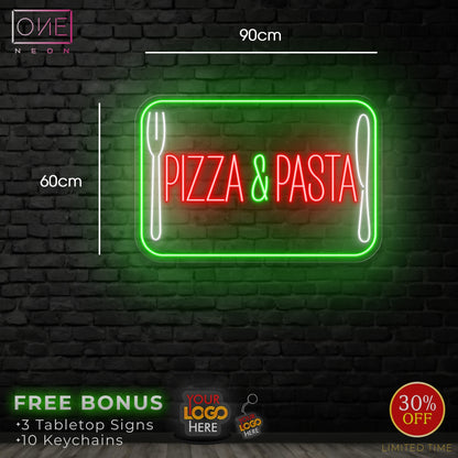 Pizza & Pasta | LED Neon Sign (waterproof)