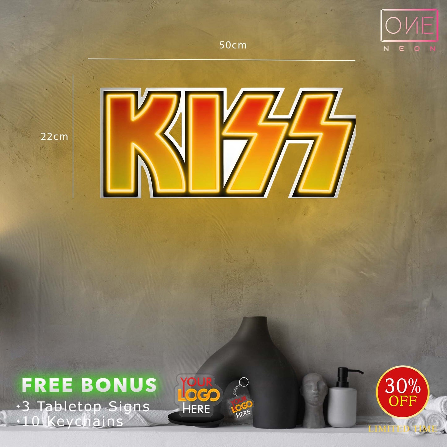 KIZZ | LED Neon Sign