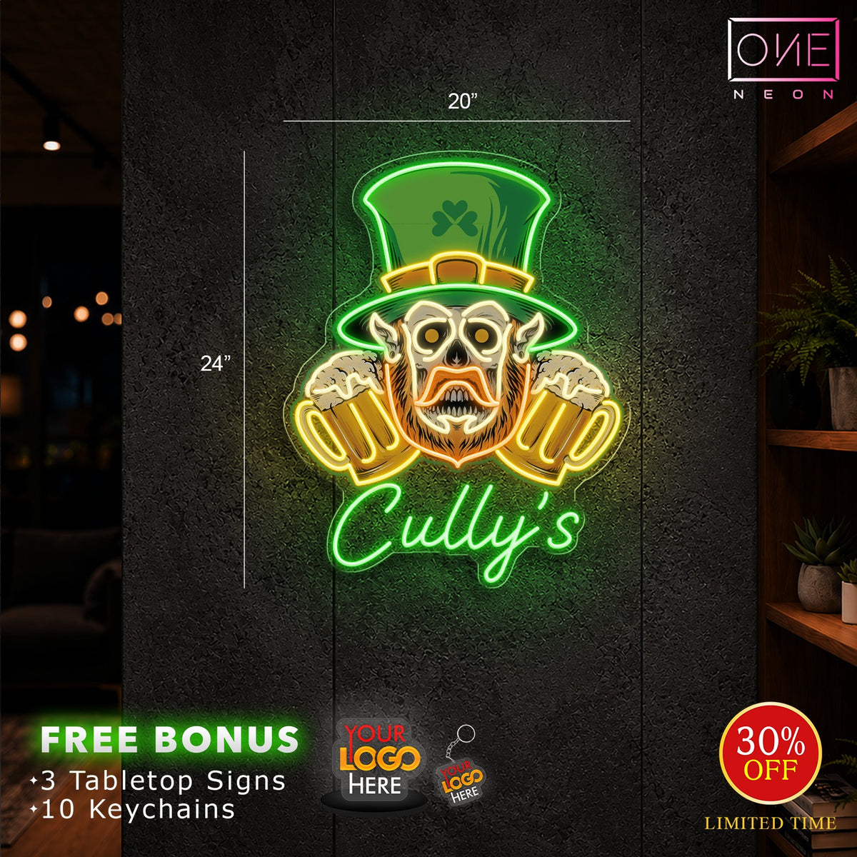 Cully's | LED Neon Sign