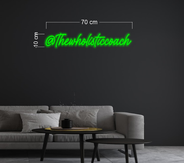 @thewholisticcoach | LED Neon Sign