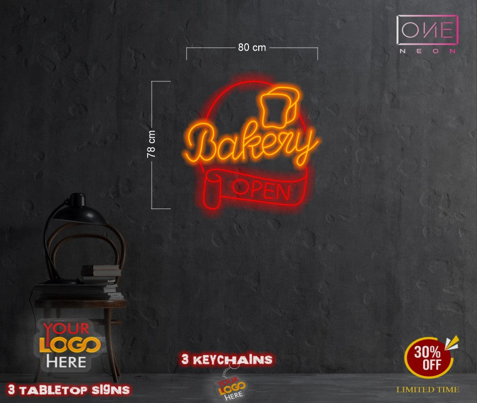 BAKERY OPEN | LED Neon Sign (2 signs)