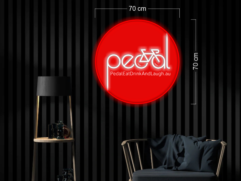 PedalEatDrimkAndLaugh | LED Neon Sign (3 signs)