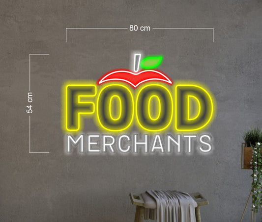 FOOD MERCHANTS | LED Neon Sign