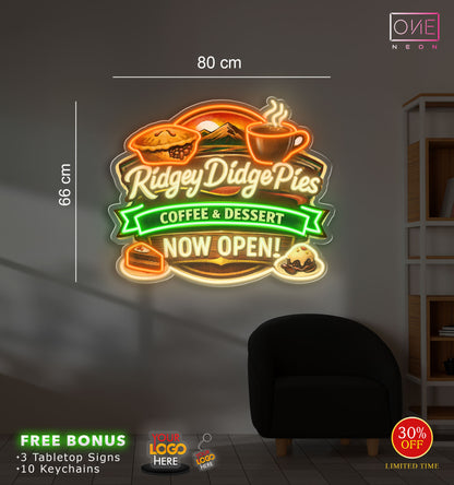 RIDGEY DIDGE PIES | LED Neon Sign
