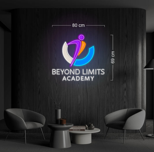 BEYOND LIMITS ACADEMY | LED Neon Sign