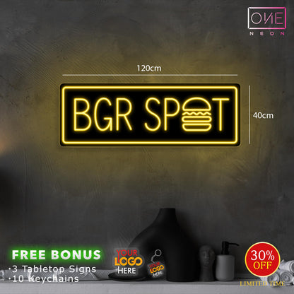 BGR SPOT (outdoor sign) | LED Neon Sign