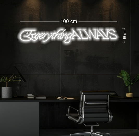 Enseigne au néon LED personnalisée pour entreprise 