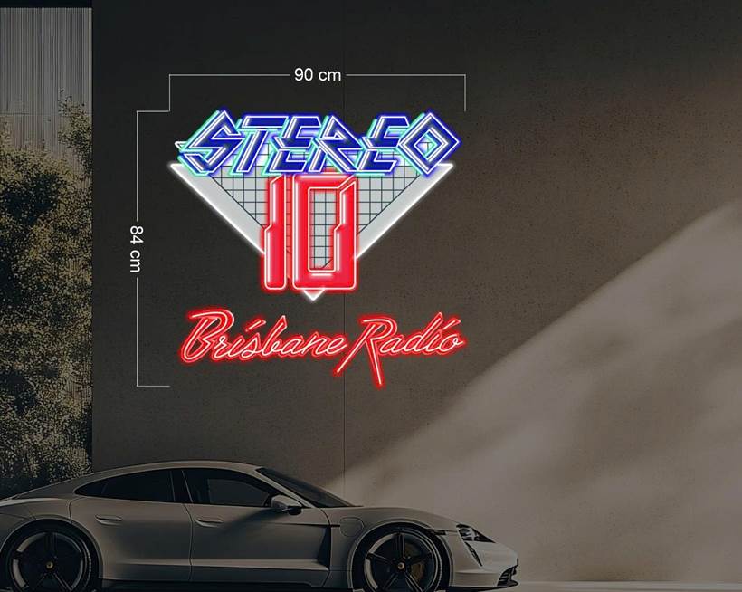 STEREO | LED Neon Sign (outdoor)