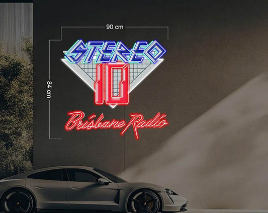 STEREO | LED Neon Sign (outdoor)
