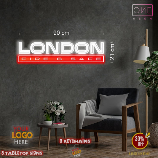London fire & safe| LED Neon Sign