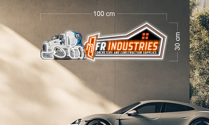 Enseigne au néon LED personnalisée pour entreprise 