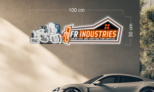 Enseigne au néon LED personnalisée pour entreprise 