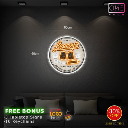 Leeroy's logo | LED Neon Sign