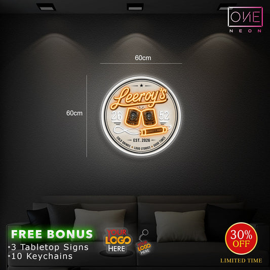 Leeroy's logo | LED Neon Sign