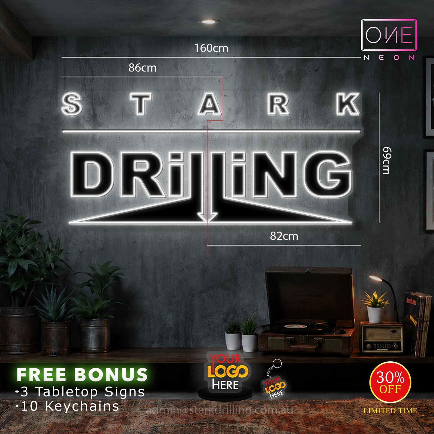 Stark Drilling | LED Neon Sign