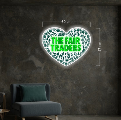 Pemco+ Prime professional+ The fair trader ( 3 signs)| LED Neon Sign