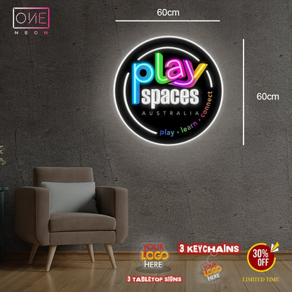 Play Spaces | LED Neon Sign