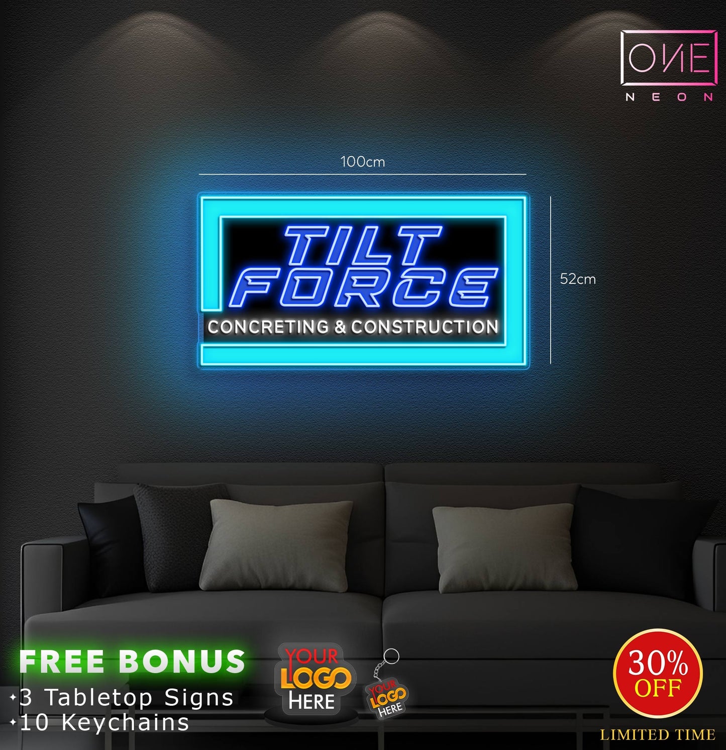 TILT FORCE| LED Neon Sign