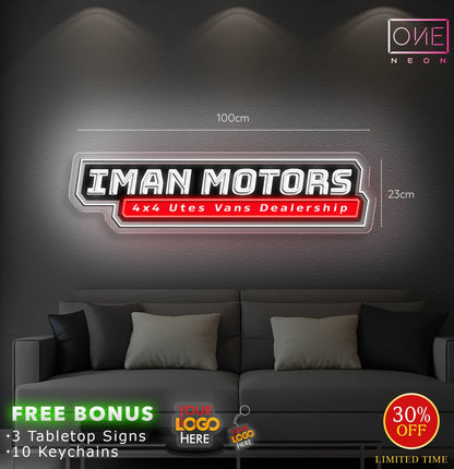 IMAN MOTORS | LED Neon Sign