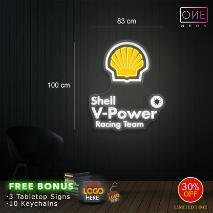 Shell V- POWER | LED Neon Sign
