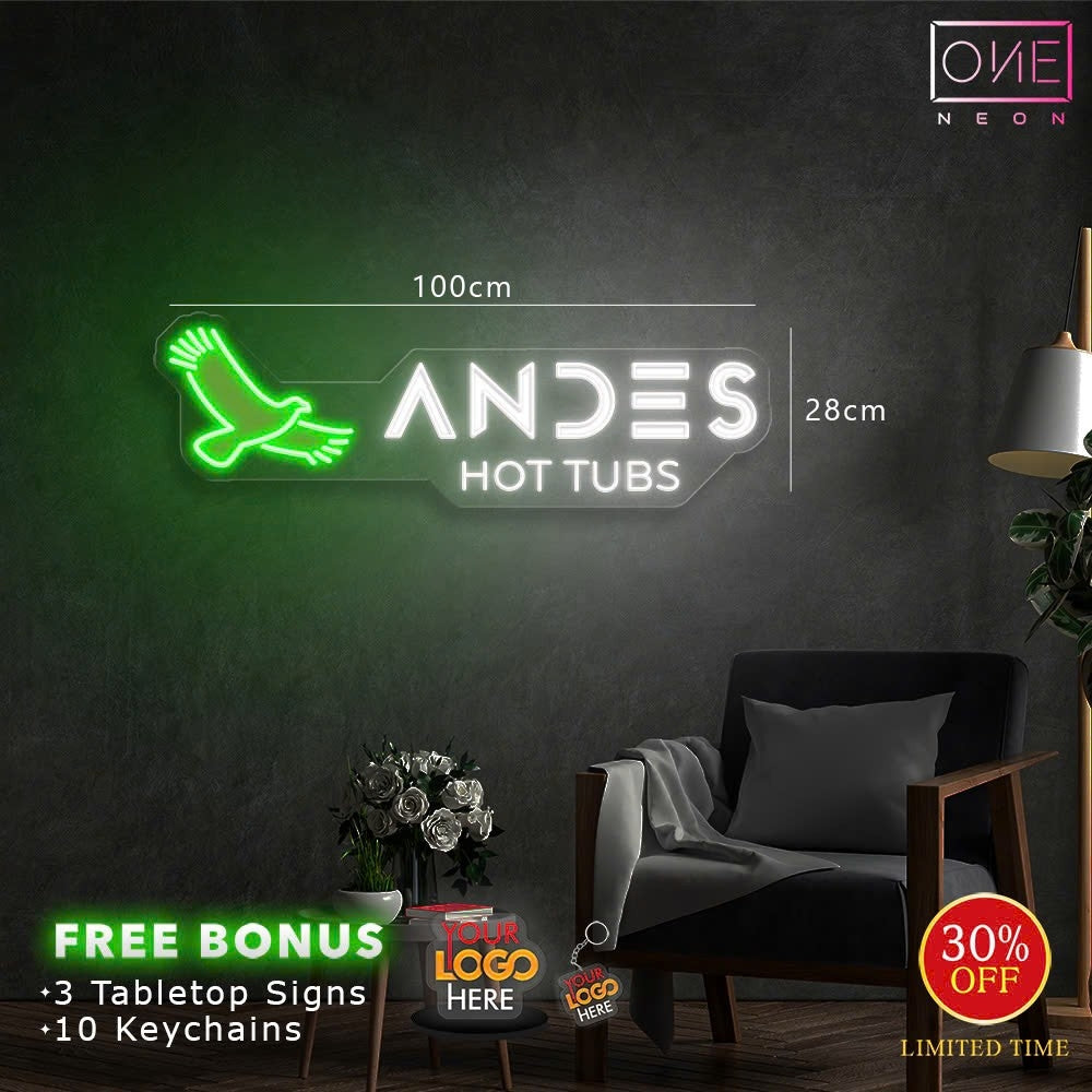 Enseigne au néon LED personnalisée pour entreprise 