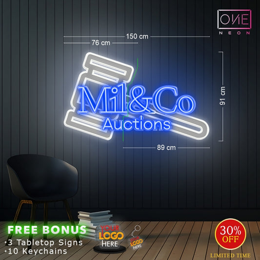 MIl & GO AUCTIONS| LED Neon Sign