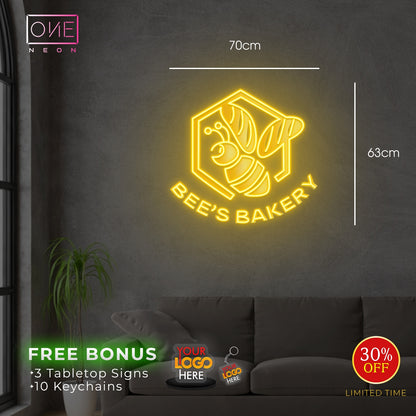 BEE'S BAKERY | LED Neon Sign