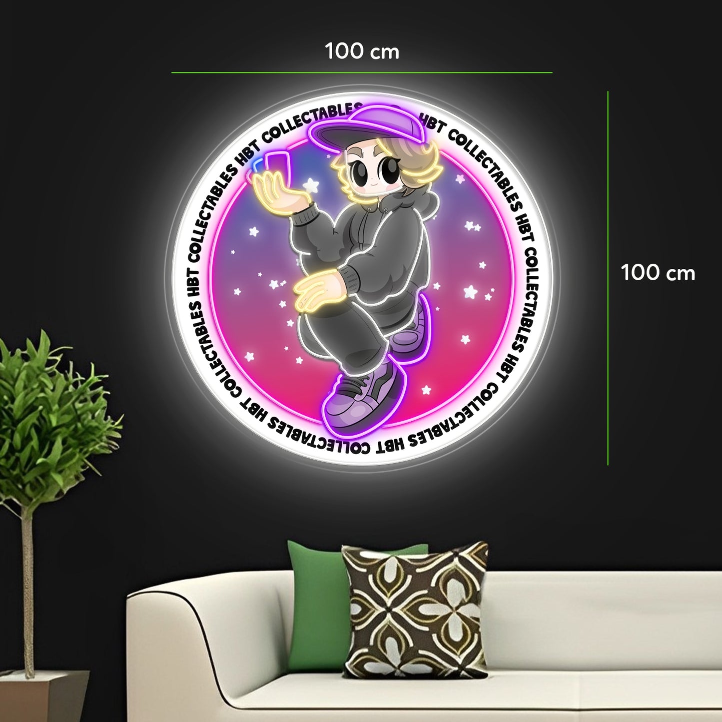 Enseigne au néon LED personnalisée pour entreprise 