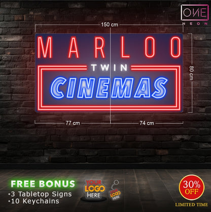CINEMAS | LED Neon Sign