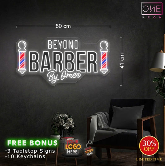 BEYOND BARBER | LED Neon Sign
