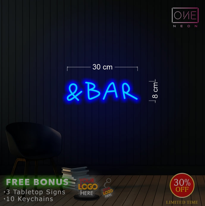 &Bar | LED Neon Sign – ONE Neon™ Sign - Australia