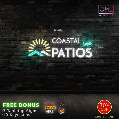 COASTAL PATIOS + MCGUINNESS | LED Neon Sign (2 signs)