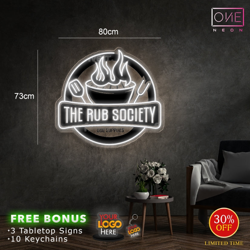 THE RUB SOCIETY | LED Neon Sign
