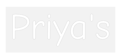 Custom Neon: Priya's
