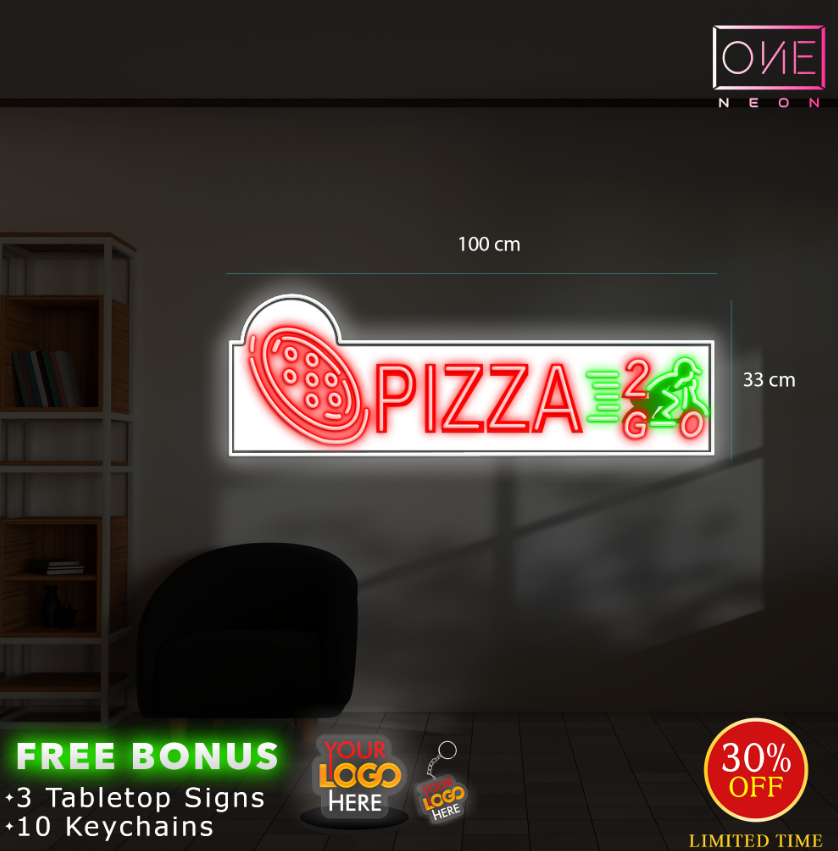 Pizza go | LED Neon Sign
