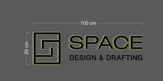 SPACE | 3D ACRYLIC SIGN