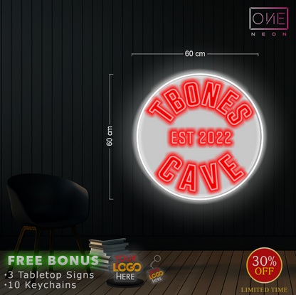 Enseigne au néon LED personnalisée pour entreprise 