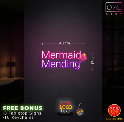 MERMAID MENDING | LED Neon Sign