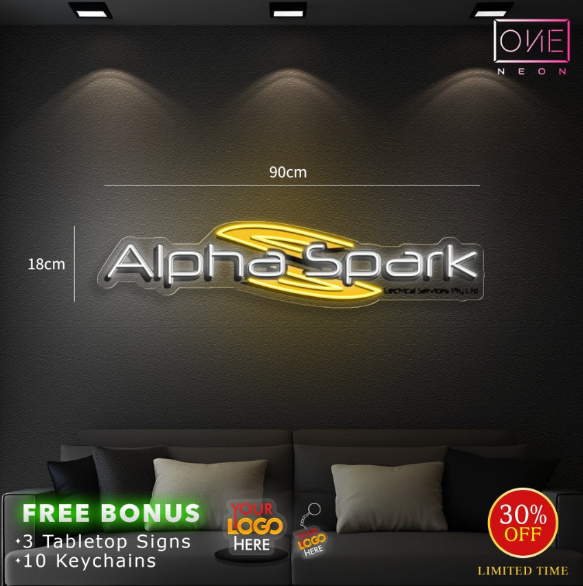 Alpha Spark | LED Neon Sign