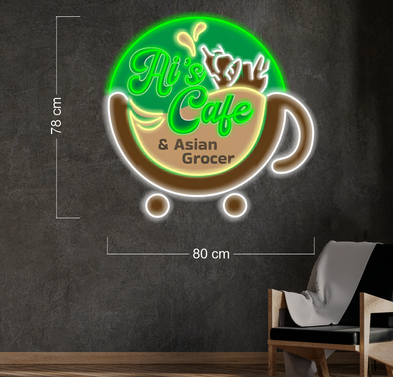 Ai's Cafe & Asian Grocer | LED Neon Sign