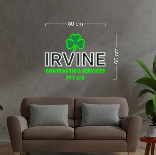 Enseigne au néon LED personnalisée pour entreprise 