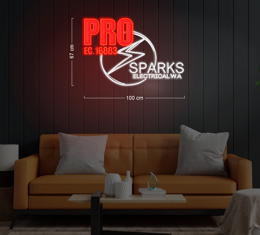 Enseigne au néon LED personnalisée pour entreprise 